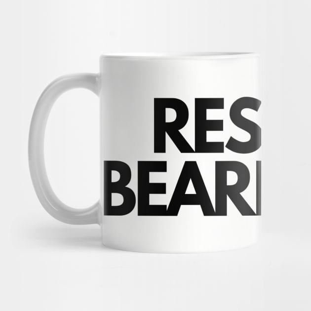 Resting Beard Face by Litehouse Tees